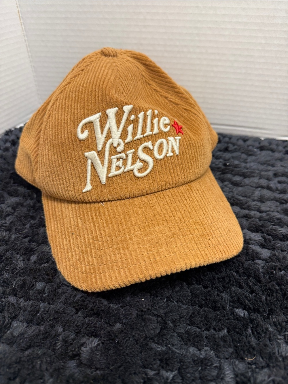 American Needle Willie Nelson Corduroy Cap in Caramel